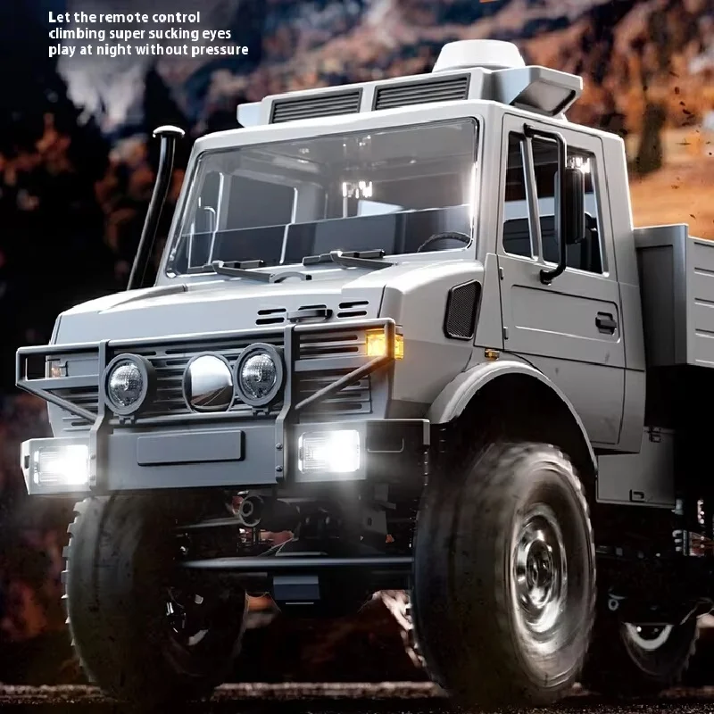 2.4g Rc Crawler 6wd Unimog Rc Truck 1:18 Proportional Control Mechanical Shifting Jjrc Rc Vehicle Simulated Model Toys Cars