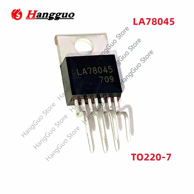 10 pçs/lote Original LA78045 78045 TO-220-7 chip IC de saída de campo