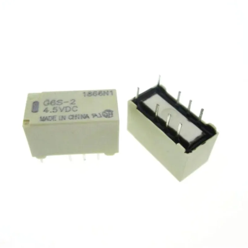 

HOT NEW Telecommunication 4.5V relay G6S-2-4.5VDC G6S-2 4.5VDC G6S2 DC4.5V 4.5VDC 4.5V 8PIN