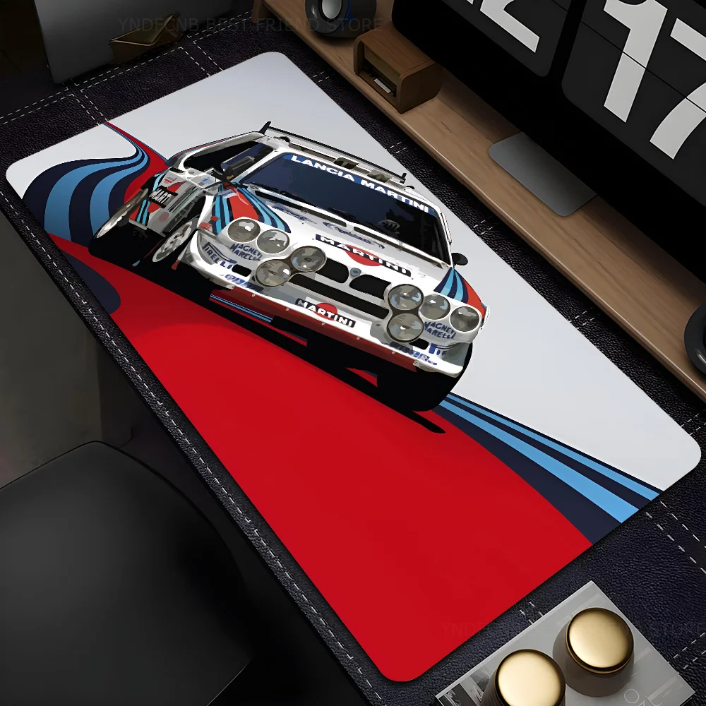 Martini Racing Car Logo Mousepad Mouse Mat Desk Mat With Pad Gaming Accessories Prime Gaming XXL Keyboard Pad Stitch Padding Mat