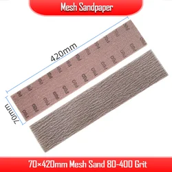 Mesh Sandpaper 70×420mm Dry Grinding Mesh Sander for Mirka Hand Planing  Car Putty Large Area Grinding Board 80-320grit