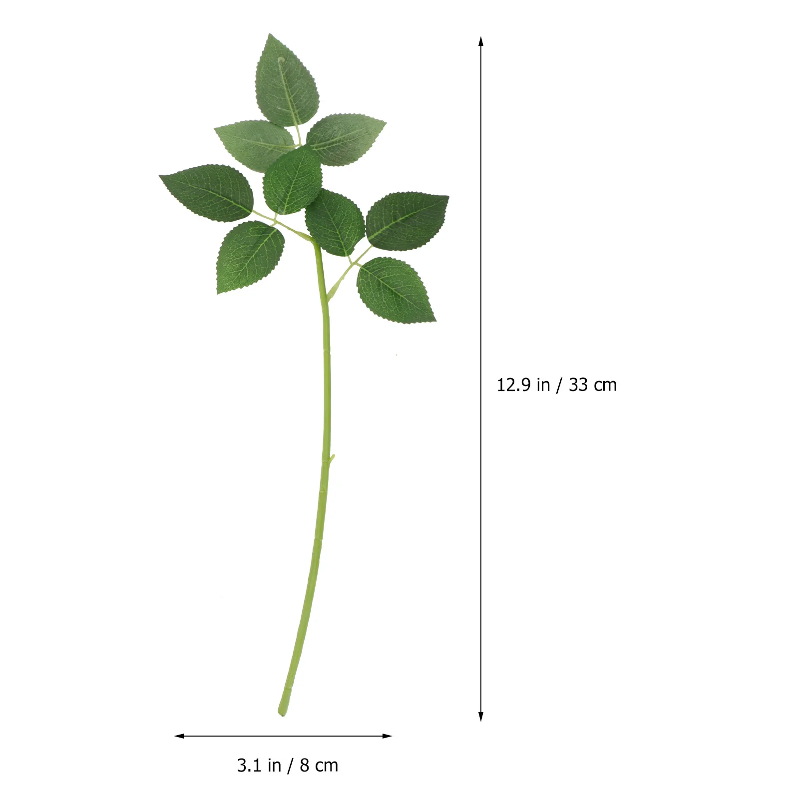 10-delige bloemstengels met bladeren, bloemendecoraties, takken, slinger, roze, roze kunstbloemen