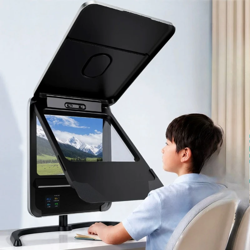 Telescope, eye protection and remote equipment, full scene use, sitting orthotics
