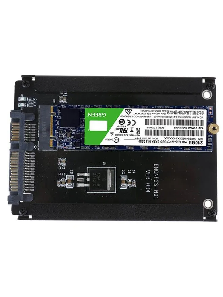 NOWOŚĆ Metalowa obudowa B+M Socket 2 M.2 NGFF (SATA) SSD do 2.5 SATA Adapter do 2230/2242/2260/2280mm M2 NGFF SSD Solid State Hard Drive — zdjęcie produktu 7