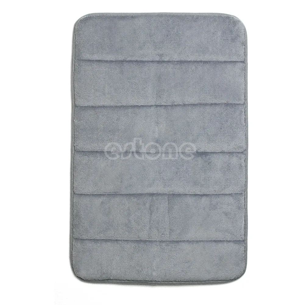 367A Memory Foam Bath Mats Bathroom Horizontal Stripes Rug Non-slip Bath Mats 40*60cm