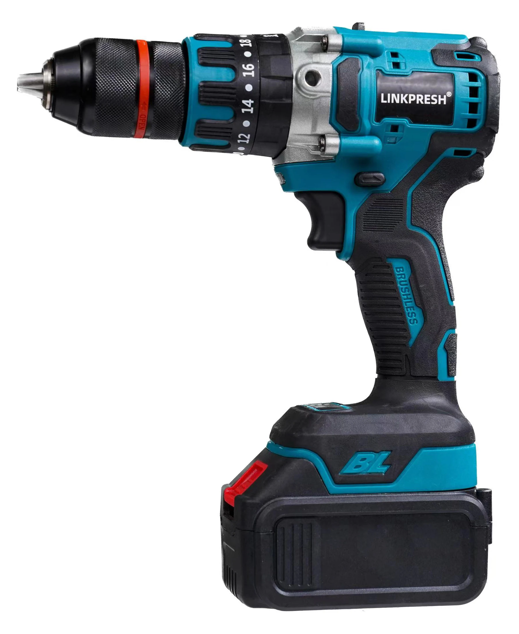 

LinkPresh 20v Li-ion13mm Brushless Drill Electric Srewdriver WirelessPower Driver DC Lithium-ion Battery