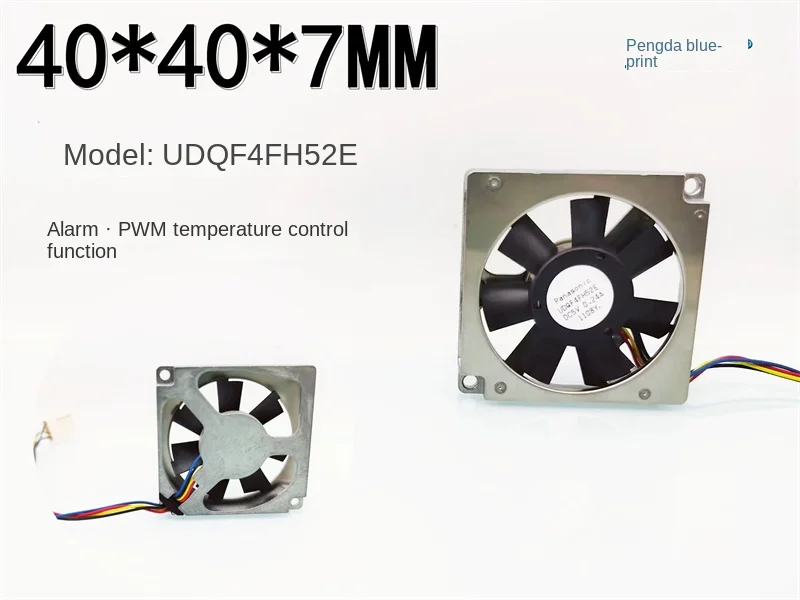 

Panasonic Silent Turboblower 4007 Alarm 4CM Temperature Control UDQF4FH52E Laptop 5V Fan