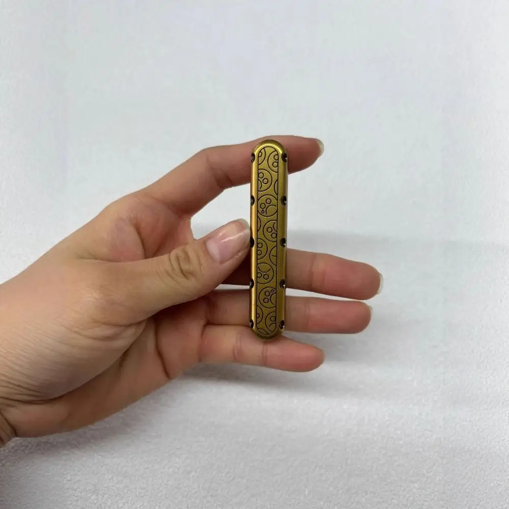 Creative Push Pull Fidget Slider Rotation Recreational Magnetic Slider Tactile Metal Finger Spinne Office Desk