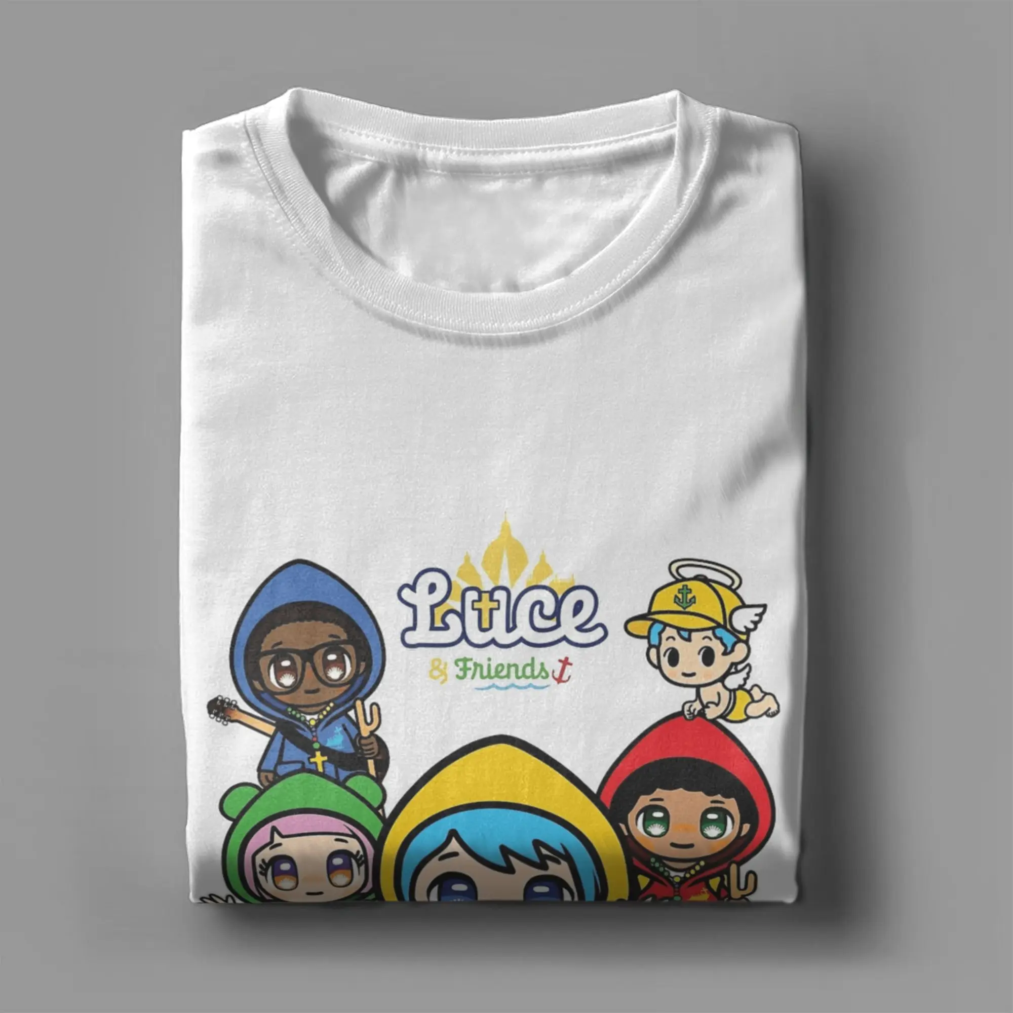 Jubilee 2025  T Shirt Beach Luce Mascot  Harajuku T-Shirts Men 100% Cotton Breathable Oversized Clothes Short-Sleeve Vintage Top