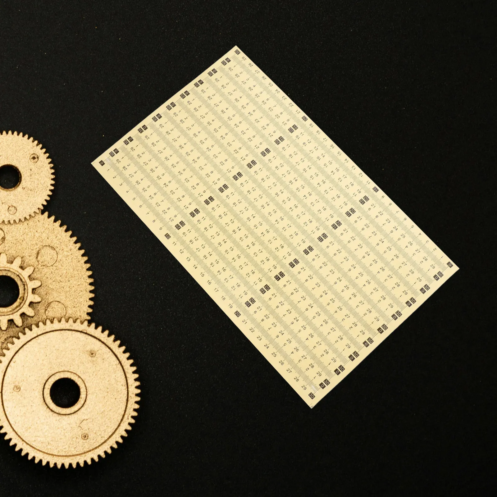 20Pcs Scale Ruler Stickers Self-Adhesive Measuring Tape Stickers High Adhesion Flexible Labeling Measuring Tool for Sewing