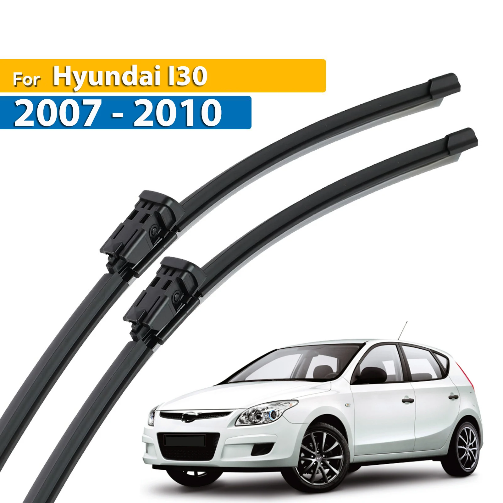 

Стеклоочиститель Erick's LHD, передние щетки стеклоочистителя для Hyundai I30 2007-2019, лобовое стекло, щетки от дождя, 24 дюйма + 18 дюймов, не тип U