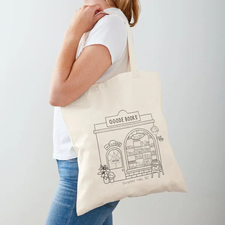 Goode Books, Sunshine Falls NC Book Lovers Tote Bag