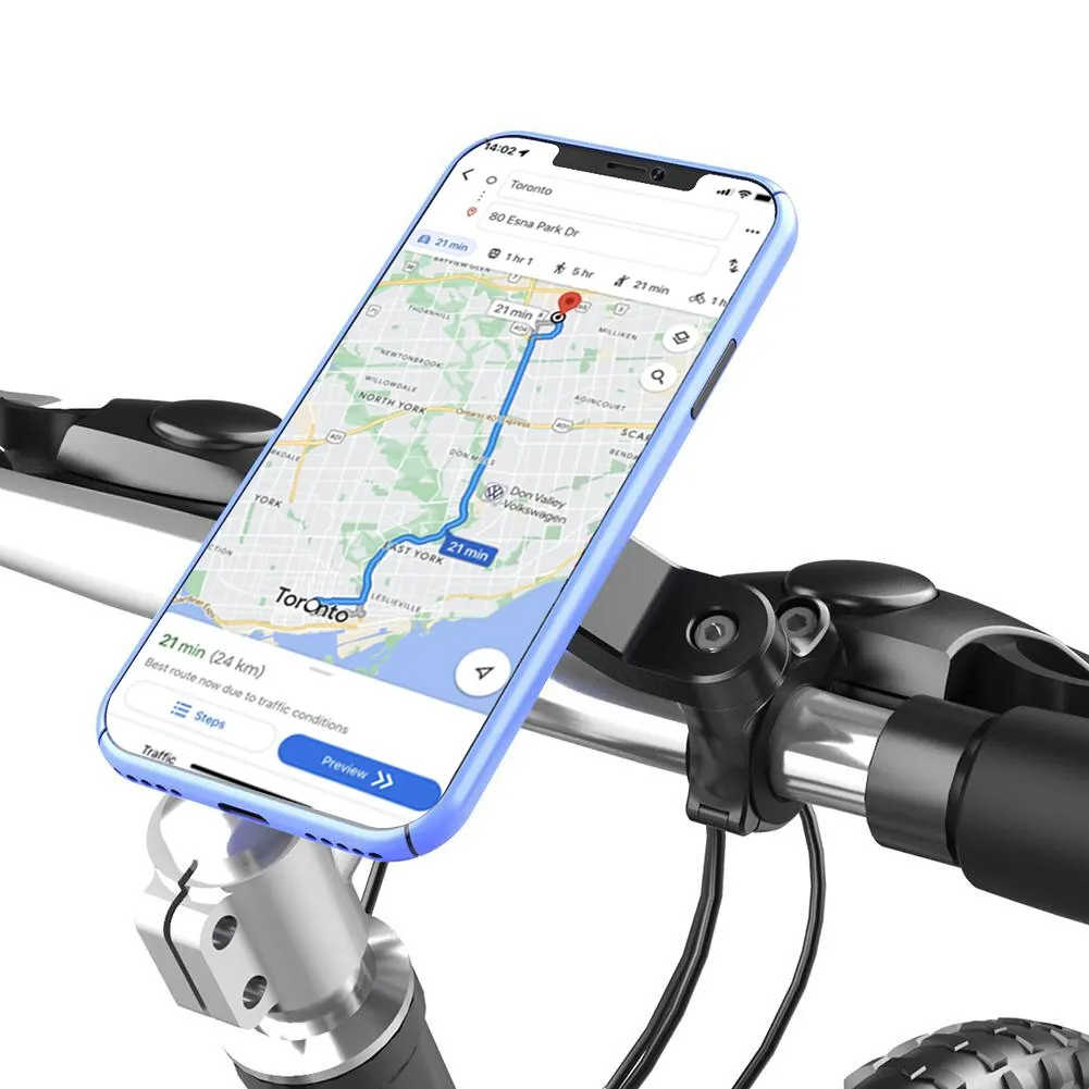 Bike Scooter Navigation Phone Bracket Holder Adjustable Motorcycle Mountain Bicycle Handlebar Stem Support Rack Cycling