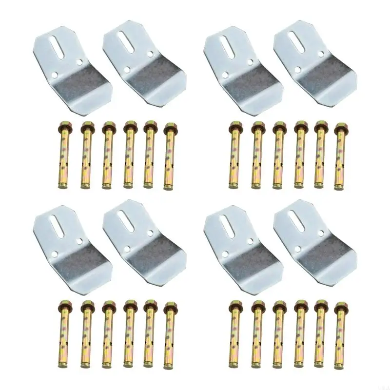 U4LA Wall Metal Urinals Bracket for Urinal Sink Basins Mounting Hardware Fixing Bolts