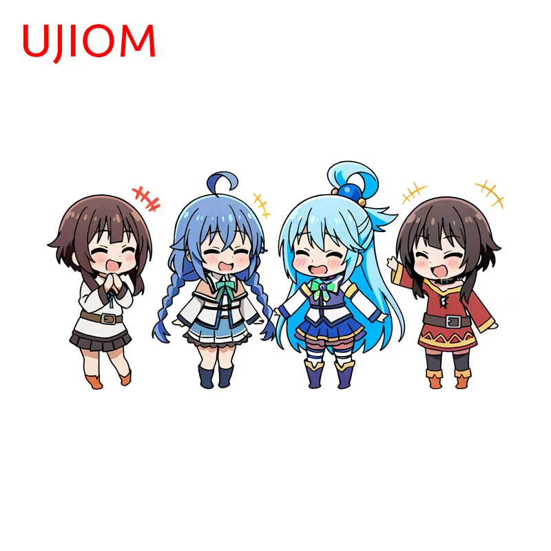 UJIOM Megumin Pretty Girls Wall Sticker Personality Kawaii Waterproof Adhesive Decal Suitable For Attractive Computer Host Decor