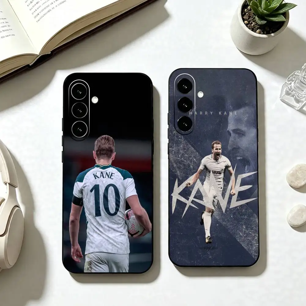 Football Star H-Harry Kane  Phone Case Black Silicone Soft For Samsung Galaxy A73,A72,A71,A70,A53,A52,A51