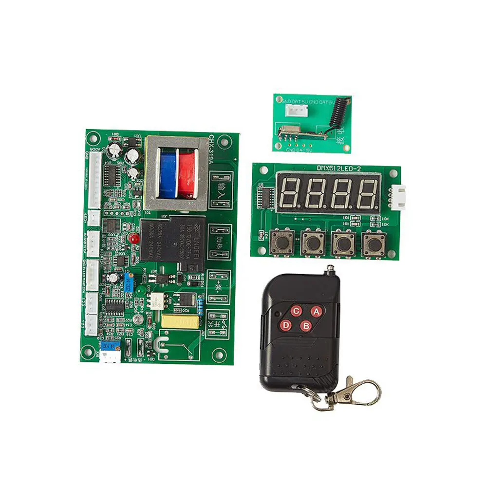 Stage Fog Machine Mainboard DMX512 Smart Control Board 900W-3000W High Power Replacement Board with Constant Temperature Circuit
