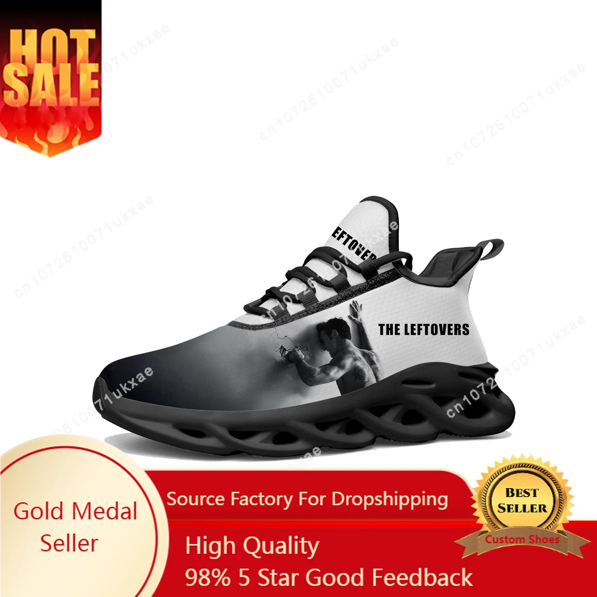 The Leftovers Flats Sneakers Mens Womens Sports Shoes High Quality Kevin Garvey Sneaker Lace Up Mesh Footwear custom made Shoe