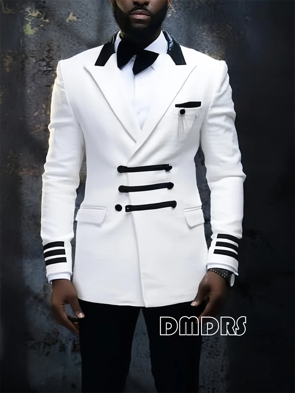 

Chic Designer Suit Jacket for Men, EU32-EU56 Plus Mens Suit, Formal Evening Party Outfit, Custom Fit Dinner Jacket