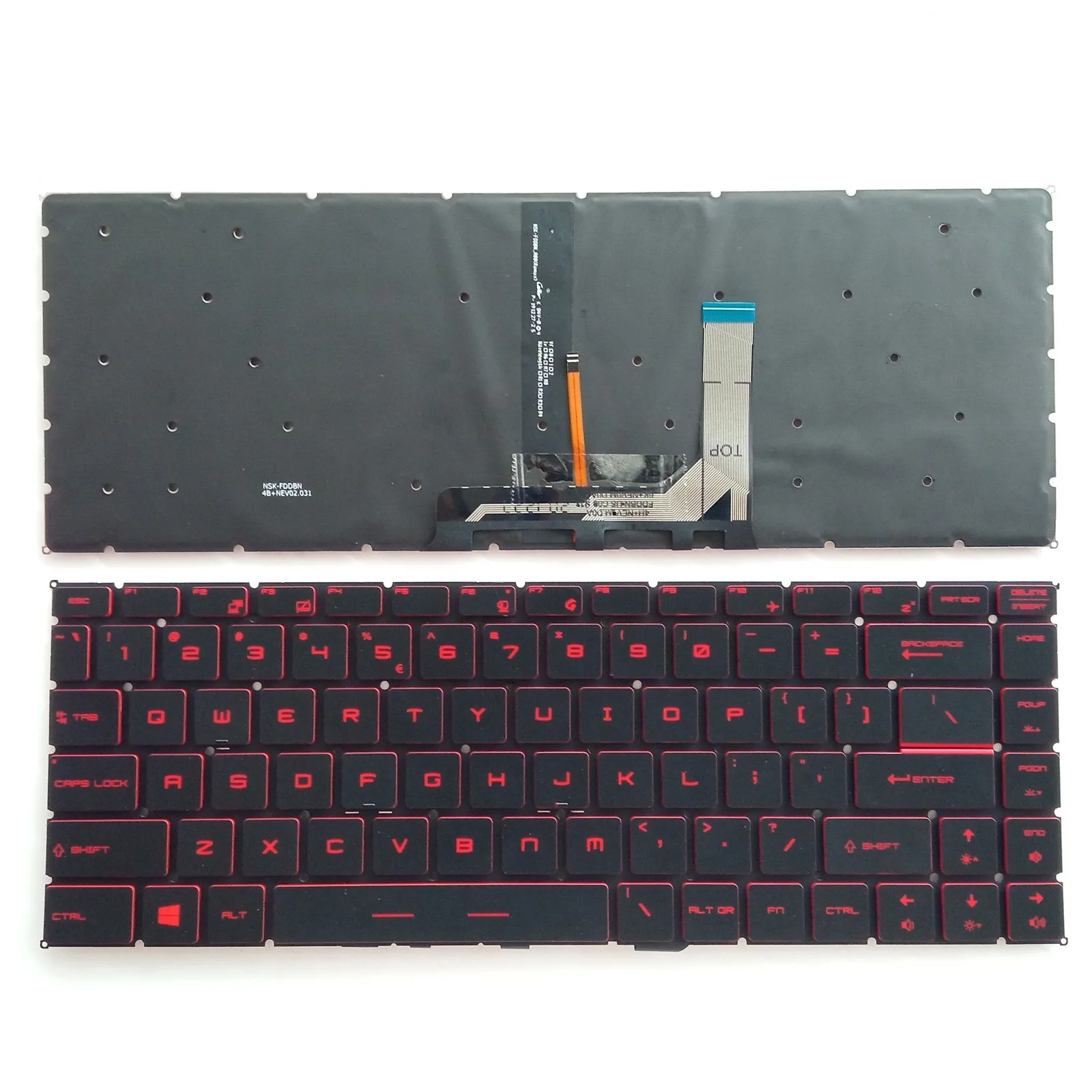 US for MSI MS-16R6 MS-16S1 MS-16S2 MS-16W1 MS-16W2 Laptop Keyboard