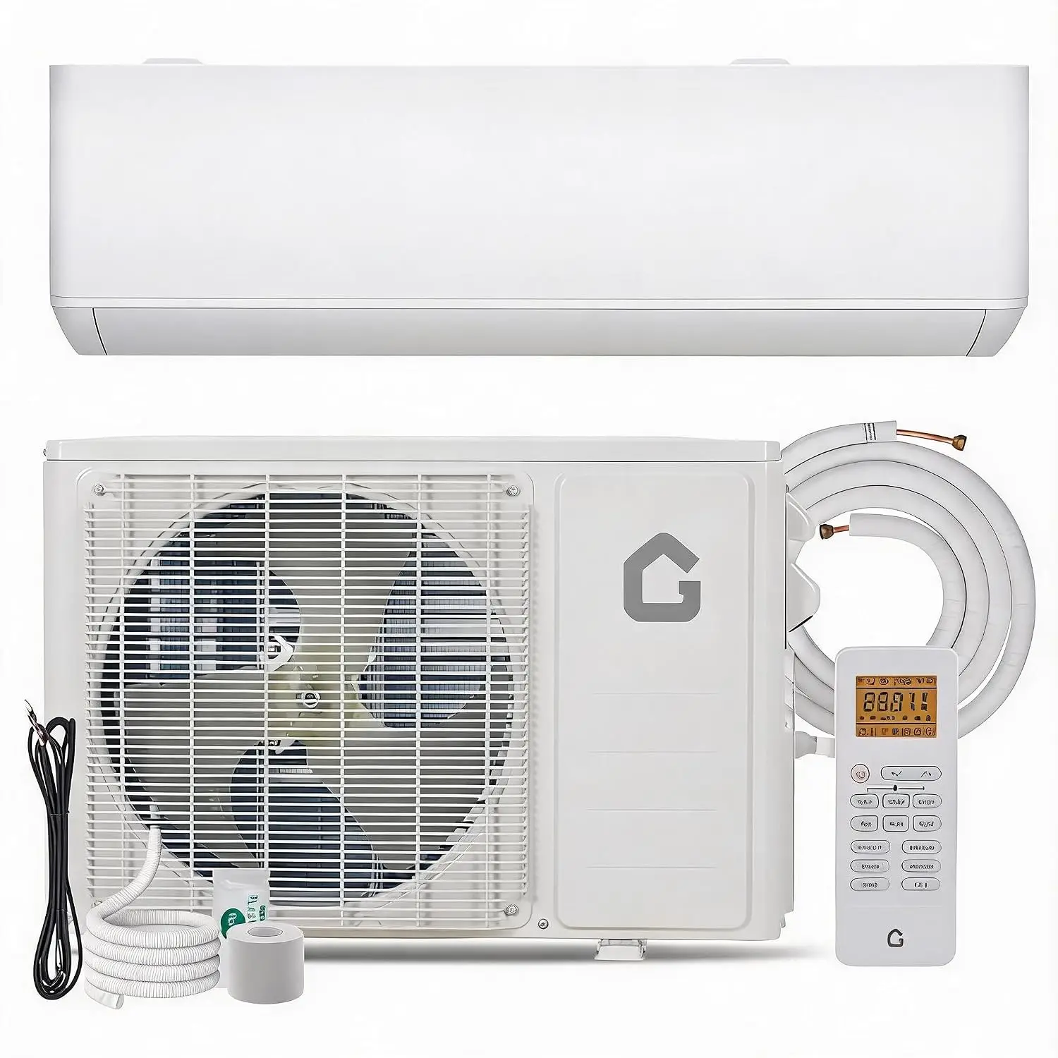 21 SEER2 Mini Split AC, 115V 12000 BTU Inverter Heat Pump for to 750 Sq Ft | Low Noise ,24 H Timer ,Remote, Custom