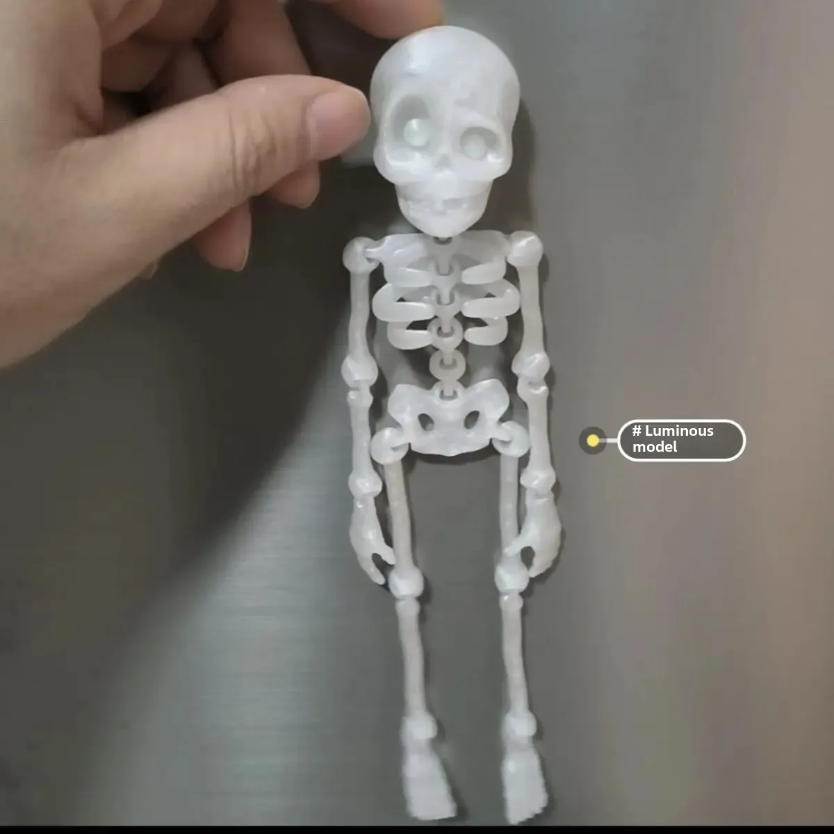 Esqueleto con impresión 3D, articulaciones humanas, juguetes móviles de Halloween para niños, regalos, pegatinas para nevera, modelo exquisito decorativo
