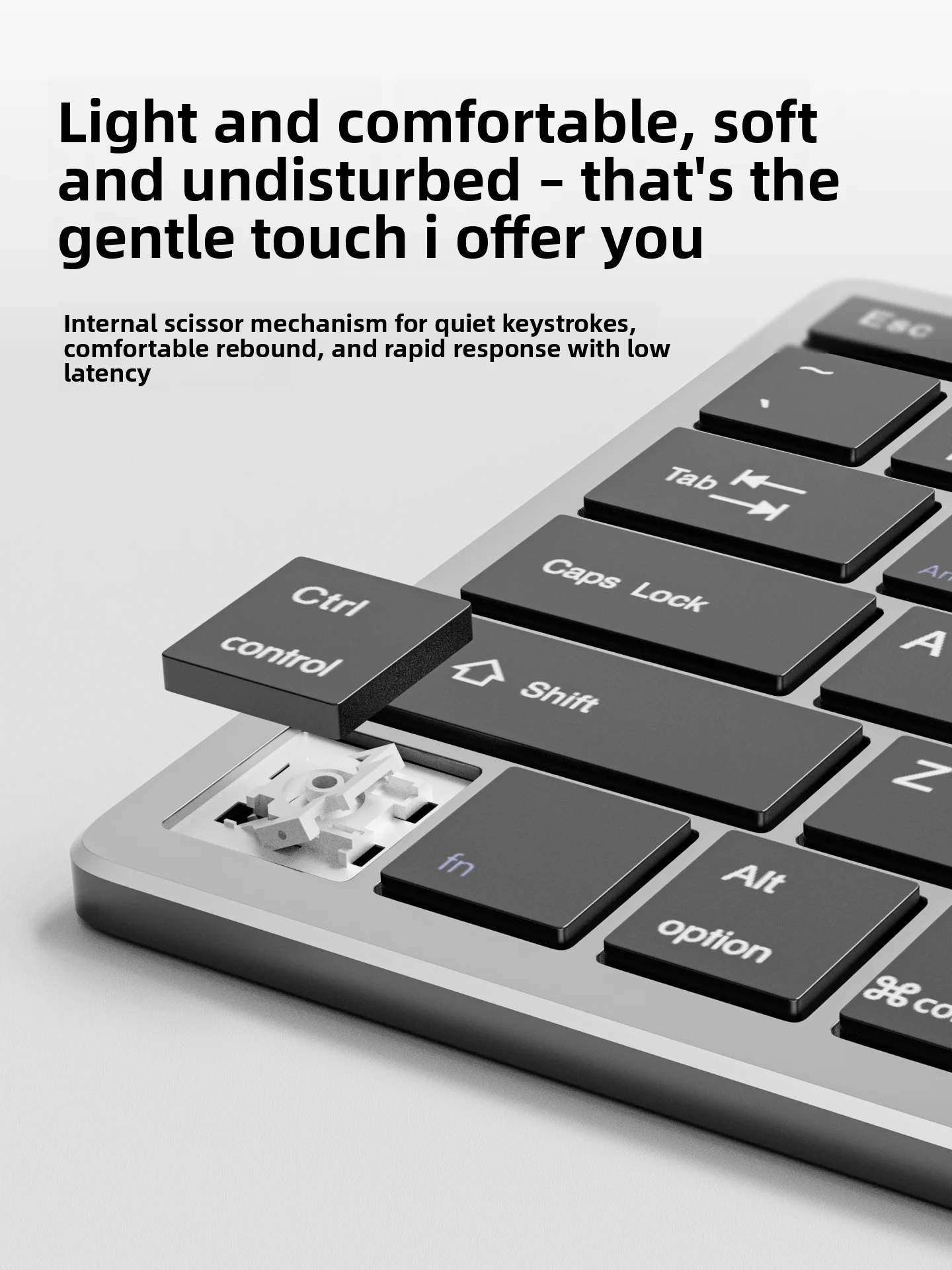 EWEADN  K933 Wireless Keyboard Bluetooth Kit Rechargeable Portable Ultra-thin Computer Universal for Laptop Mobile Phones