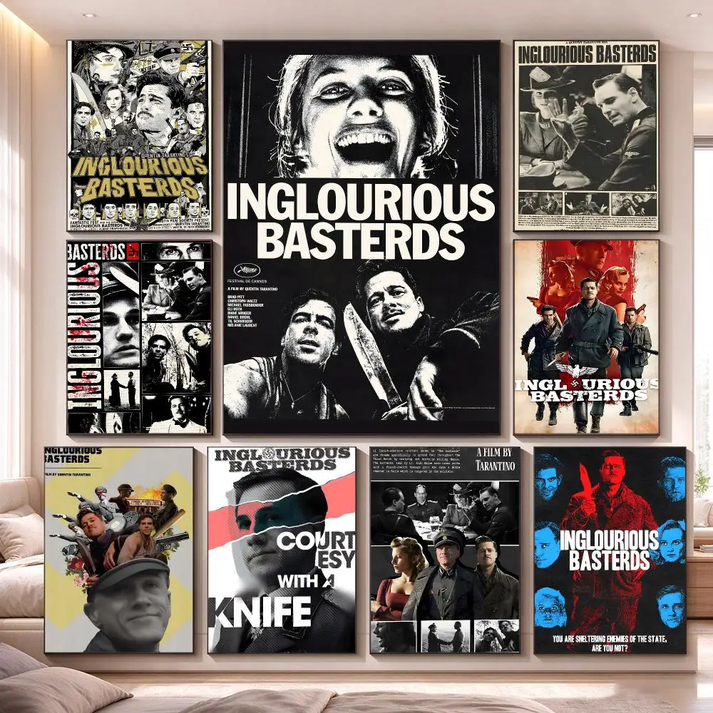 Violent Movie I-Inglourious Basterds Poster Household Room Decoration & Holiday Presents | High Definition Indoor Wall Prints