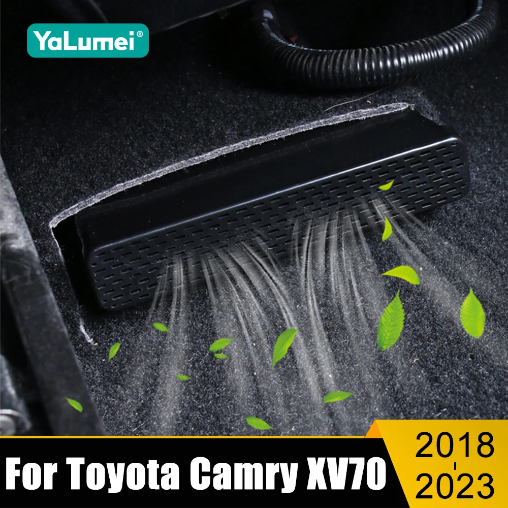 

For Toyota Camry 70 XV70 2018 2019 2020 2021 2022 2023 Hybrid Car Rear Seat Under Air Vent Duct Outlet Cover Accessories