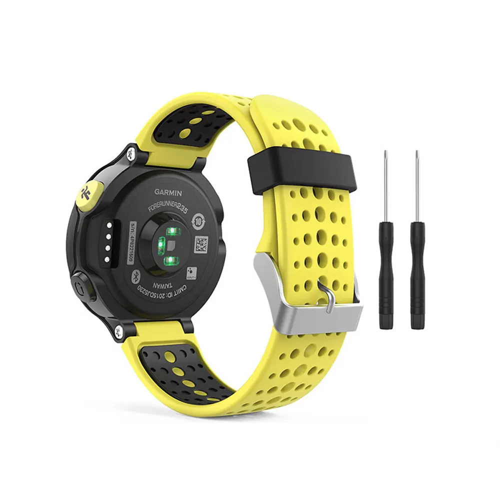Ремешок для наручных часов Garmin Forerunner 235 230 620 630 735XT 235Lite, ремешок для умных часов, силиконовый дышащий браслет