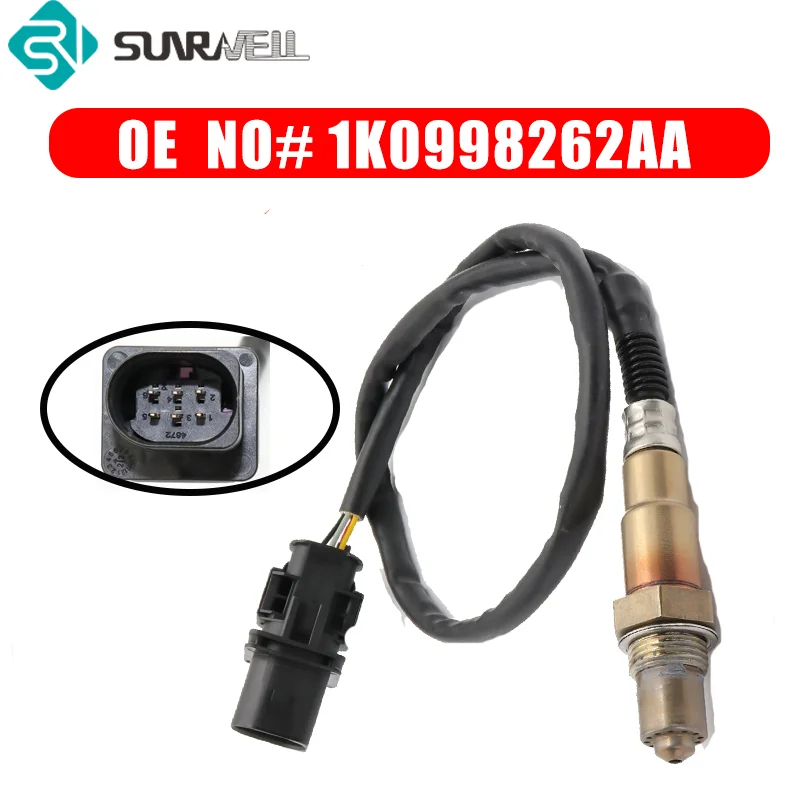 1K0998262AA O2 Oxygen Sensor Front For AUDI R8 4.2L A8 D3 6.0L S8 5.2L A6 C6 3.0L  VW Car Air Fuel Ratio Lambda Sensor Auto Part