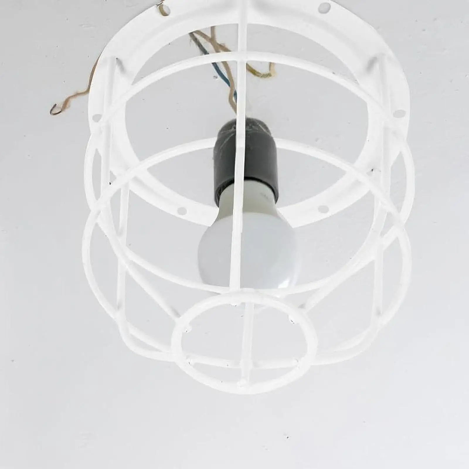 Pendant Guard Lamp Shade Decoration Vintage Gift Mesh Cover Light Cover Lampshade for Living Room Kitchen Bedroom Farmhouse