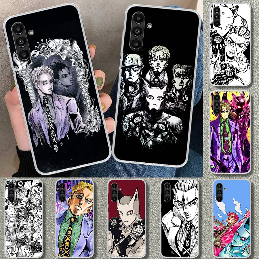 Чехол для телефона JoJo Kira Yoshikage Killer Queen для Samsung Galaxy A17 A16 A26 A36 A56 A57 A37 A15 A25 A35 A55 A14 A24 A34 A54