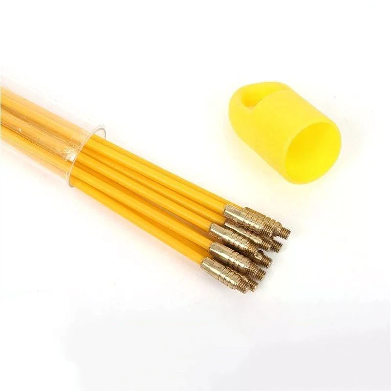 10Pcs 33CM/45CM/58CM  Wire Cable Push Puller Running Cable Wire Kit Electrical Cable Wall Installing Rods Wiring Tool view 2
