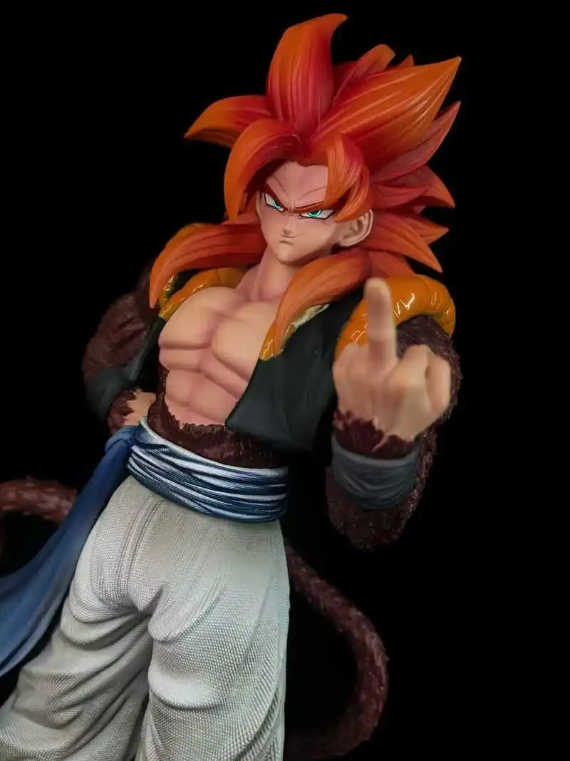 Nueva figura de Dragon Ball de 31,5 cm, Np Super Saiyan Ss4 Gogeta, adornos para ordenador de escritorio, regalos de Navidad a la moda, Juguetes