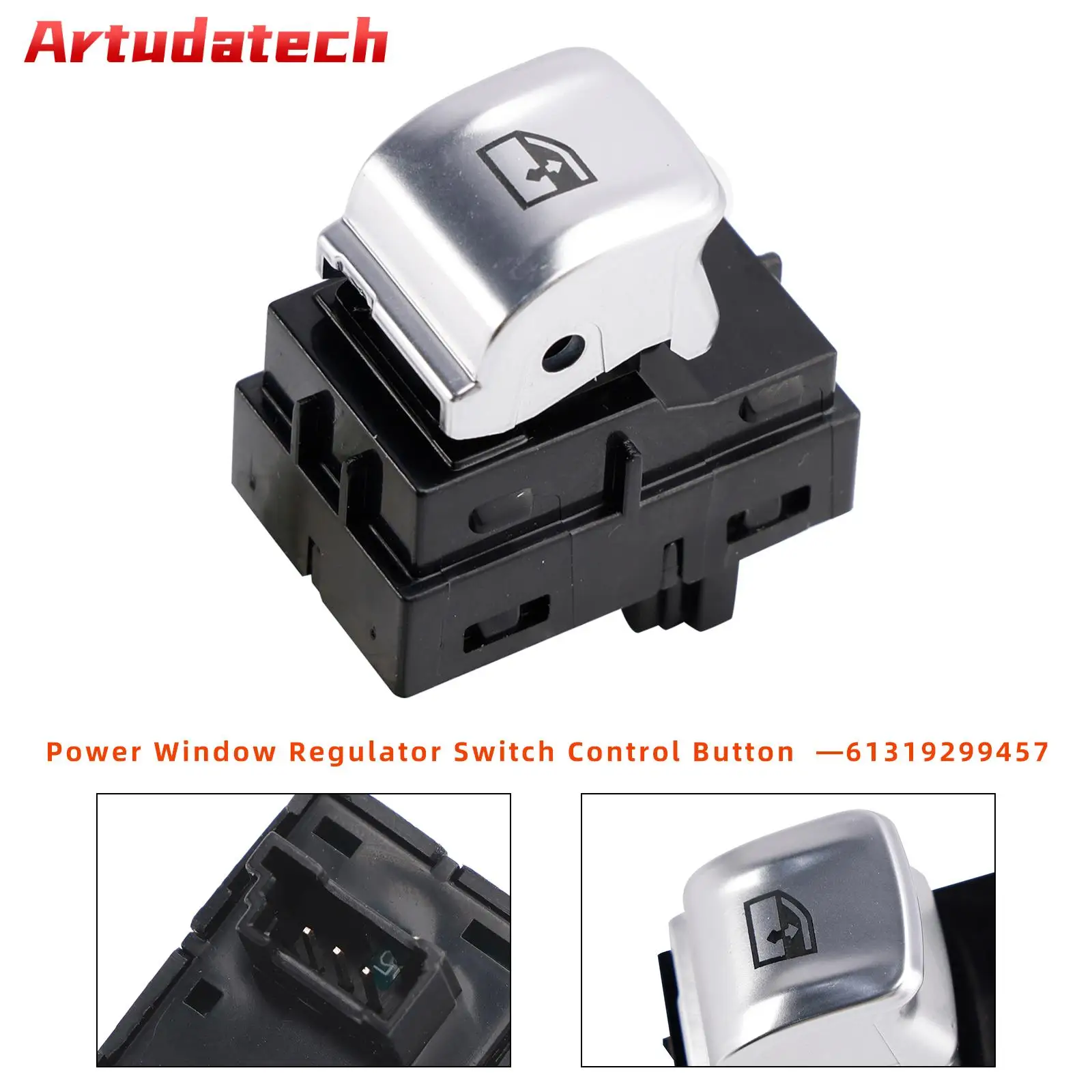 Artudatech Power Window Regulator Switch Control Button 61319299457 for BMW G11 G12 G38