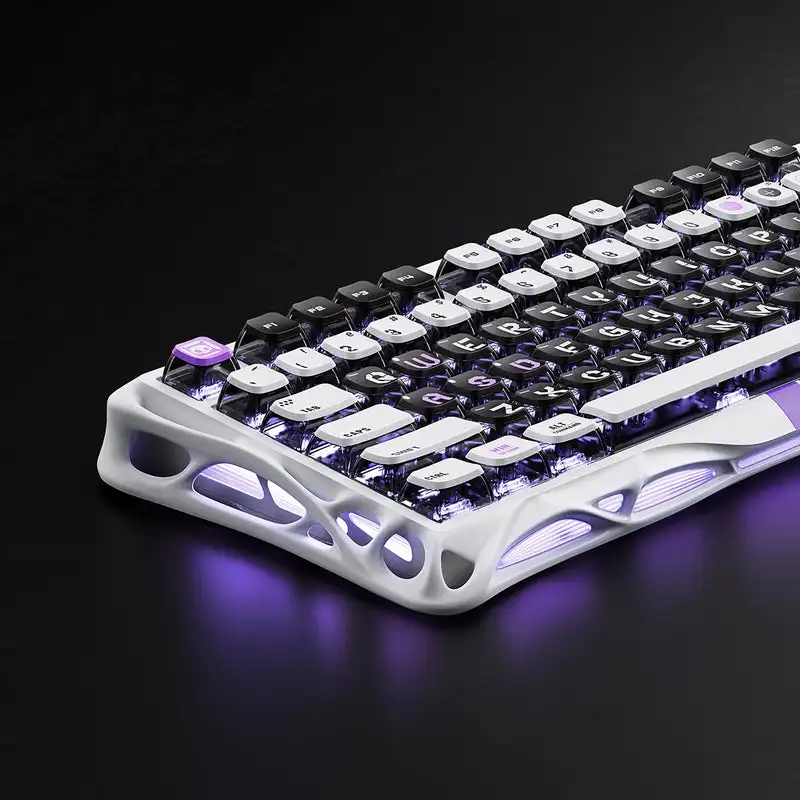 

Wired USB C RGB Gaming Keyboard Hall Effect Magnetic Switch 8000Hz Polling Keyboard