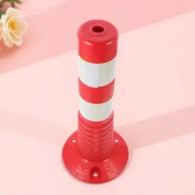 

Crash Column 450MM White Red Reflective Traffic Facility Warning Isolation Pile Barricade Elastic Column