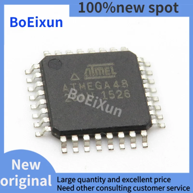 

1-100PCS ATMEGA48-20AU SMD TQFP-32 ATMEGA48 8-bit Microcontroller-AVR Core Processor Brand New Original In Stock