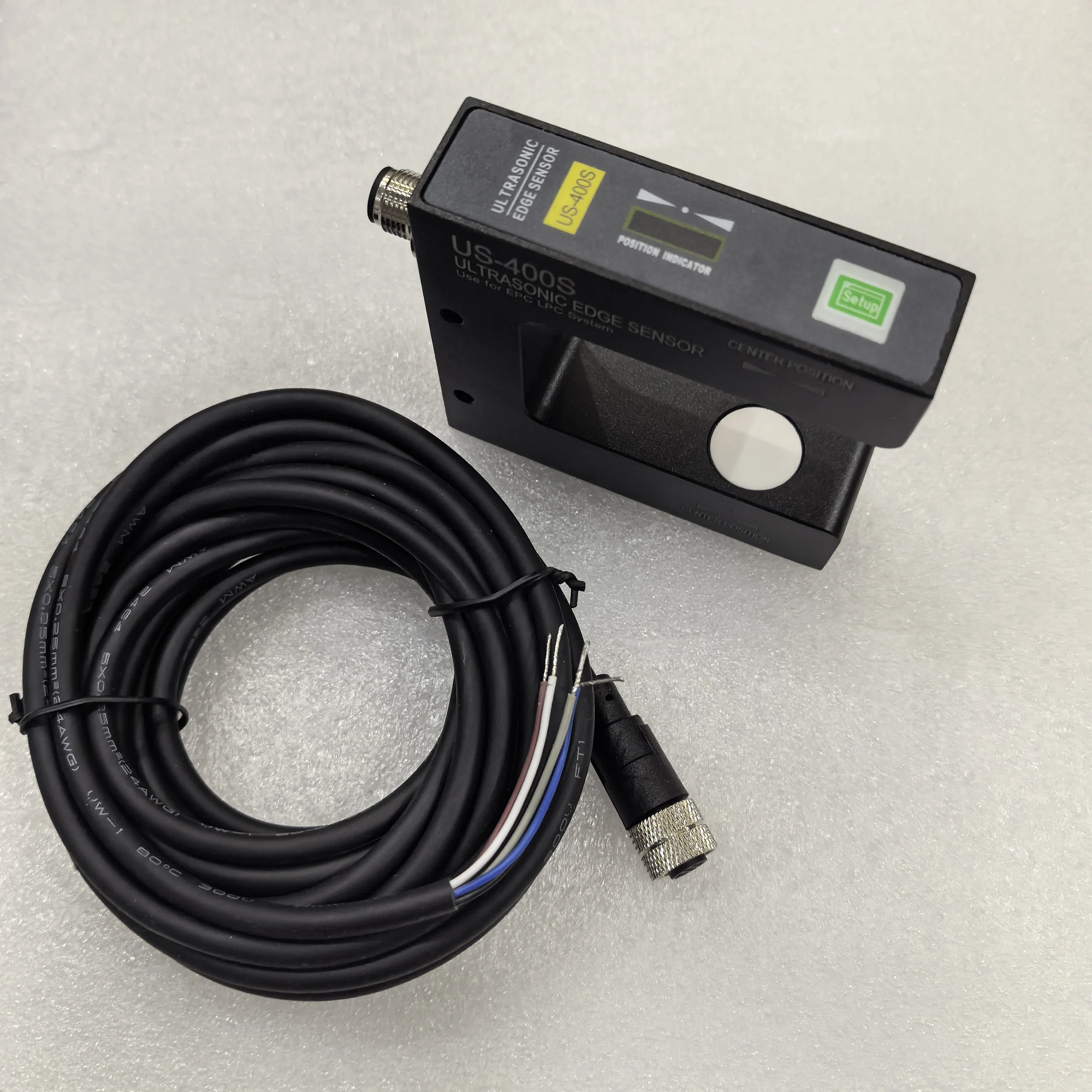 

US-400S Ultrasonic Switch, Edge Correction Sensor and Guide Sensor for Web Alignment
