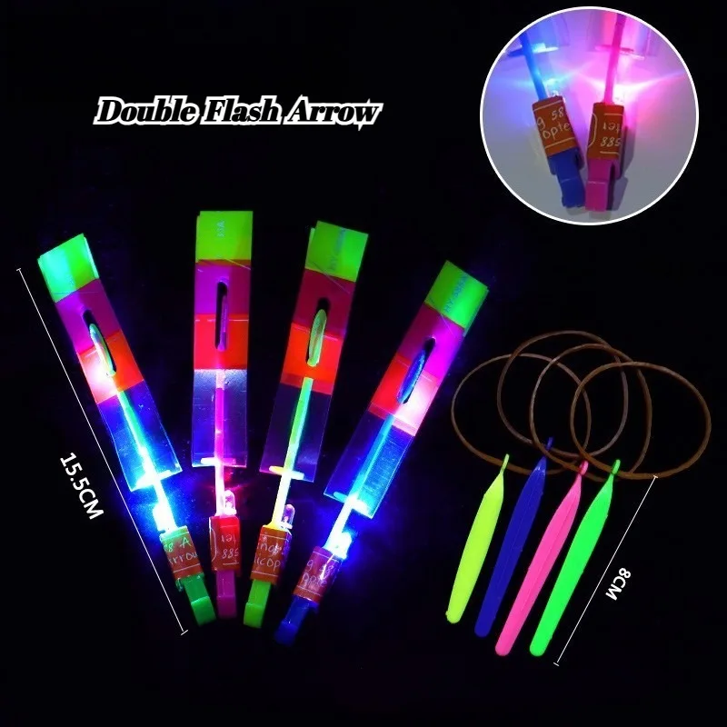 متوهجة مقلاع السهام متوهجة السيف اللعب في الهواء الطلق وامض تحلق الجنية لعبة أطفال الخيزران اليعسوب شارع كشك لعبة