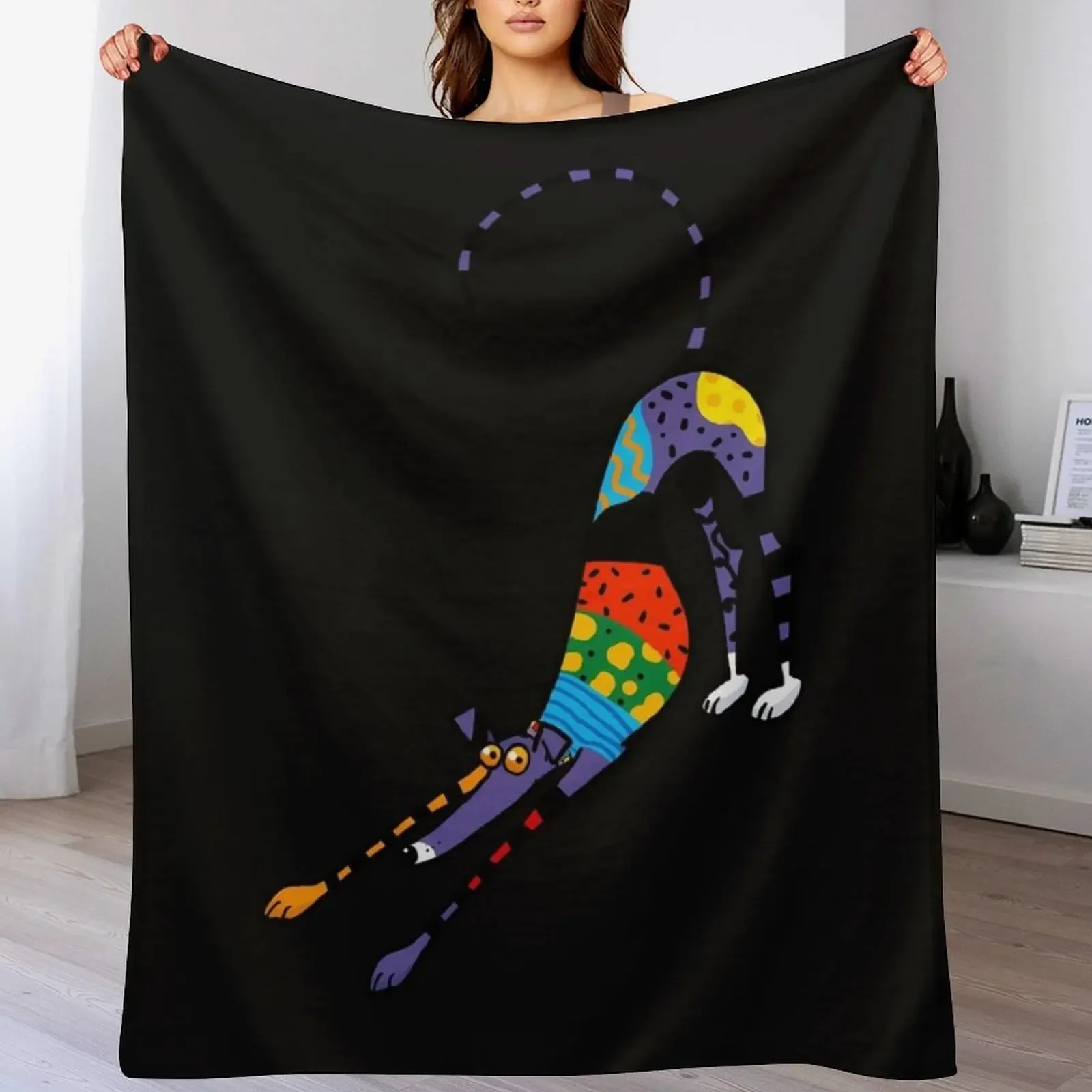 

Kaleidoscope Bowdown Throw Blanket Soft Cozy Blanket for Pet Kids Adults