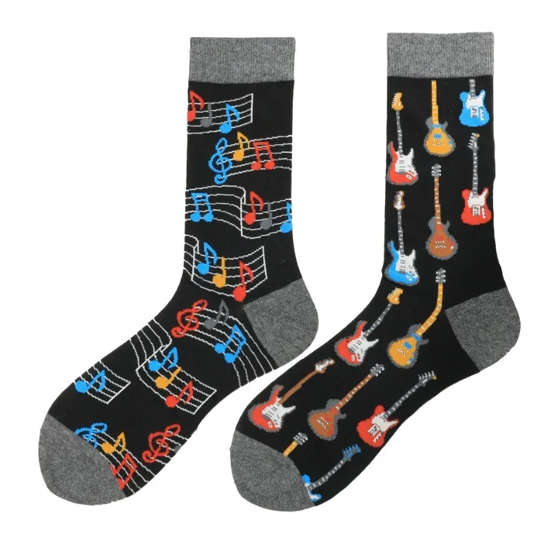 AB Matching Socks Unisex Different Design Combinations Funny Cotton Long Women Men Happy Calcetines Gifts for Lovers