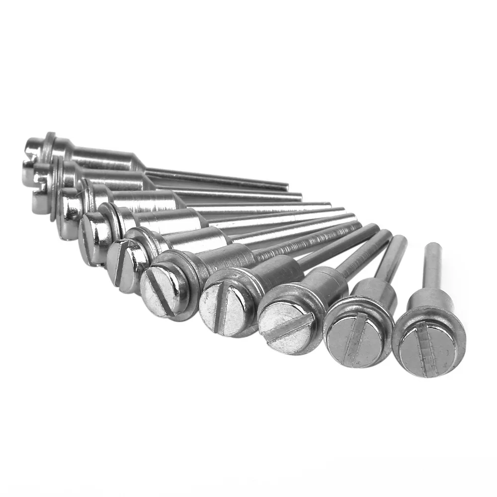 Support de disque à coupe fixe Dremel, tige de 3.17mm, arbre de coupe HSS, support de disque à coupe fixe pour outils rotatifs Dremel, 10 pièces