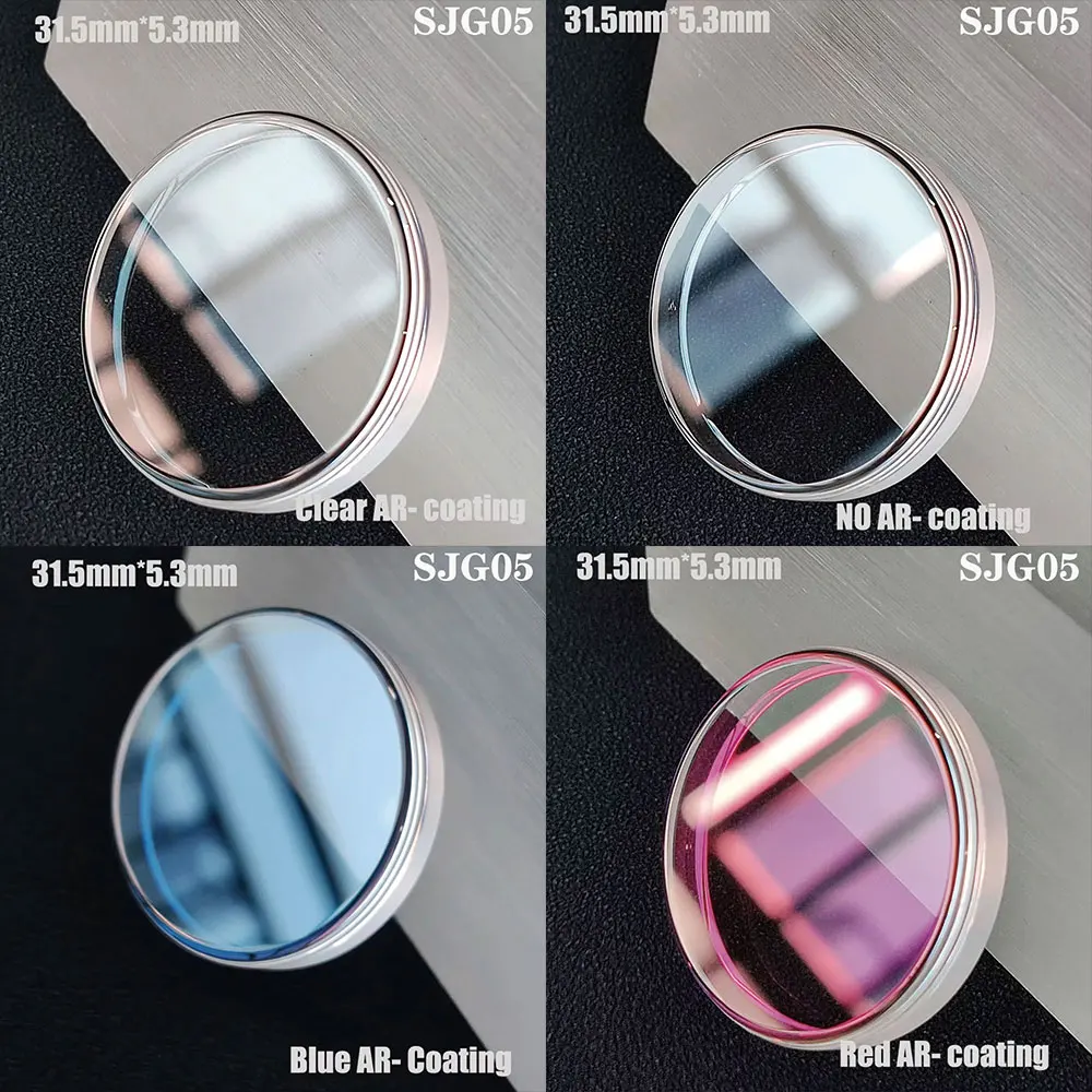 

31.5mm*5.3mm sapphire glass suitable for SRPD51K1 SRPD53K1 SKX007 SKX009 watch glass replacement parts