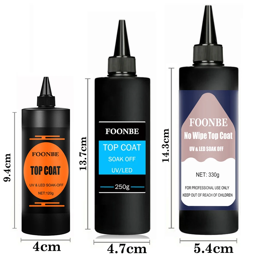 120G/250G/330G/580G Phối Gel Móng Tay UV Không Lau Bán Vĩnh Viễn sơn Móng Tay UV Varnish Clear Gel Kéo Dài Xong Sơn Móng Tay