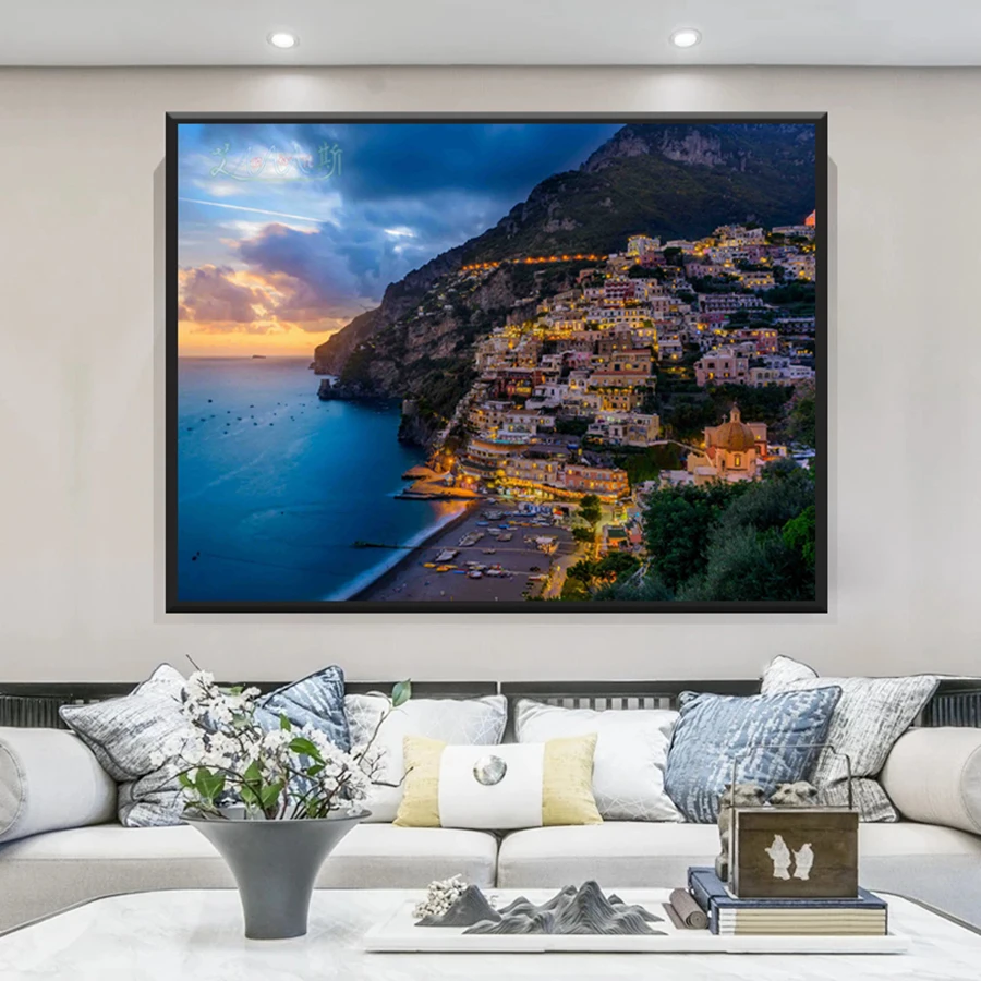 Europa itália paisagem arquitetura cenário diy pintura diamante broca cheia verona nápoles veneza jóias mosaico arte decoração da parede