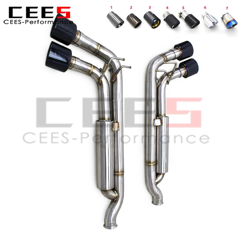 

cees Newest Design Axle Muffler for 2021-2022 Mercedes-Benz G500 G550 W464 4.0T Sport Car Stainless Steel Pipe Exhaust System