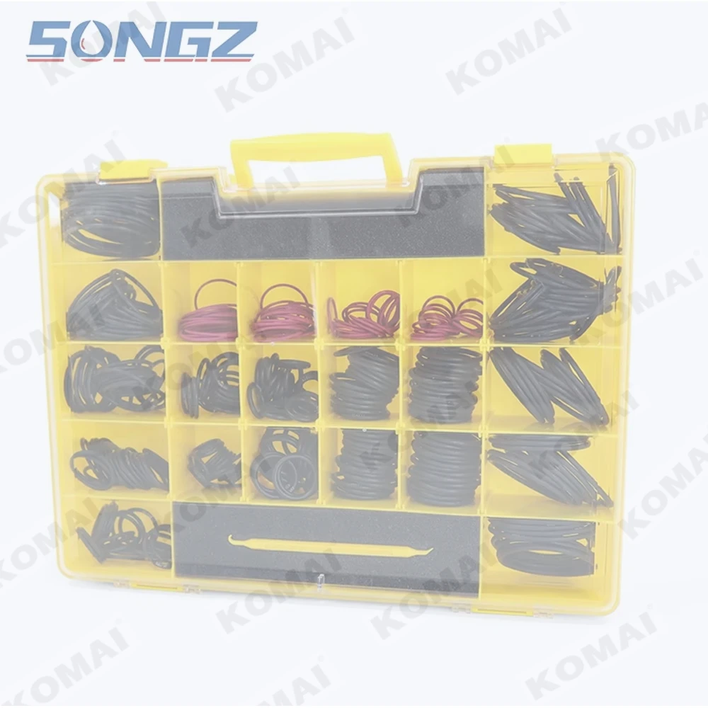 

4C4782 Rubber O-Ring Kit Various Size Hydraulic Ring Kits Apply for Caterpillar Excavator Assortment Set