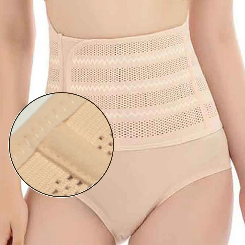 Women Waist Trainer Trainer Control Panties Body Shaper Belt Slimming Sheath Belly Shaper High Waisted Shapewear Solid Female Li